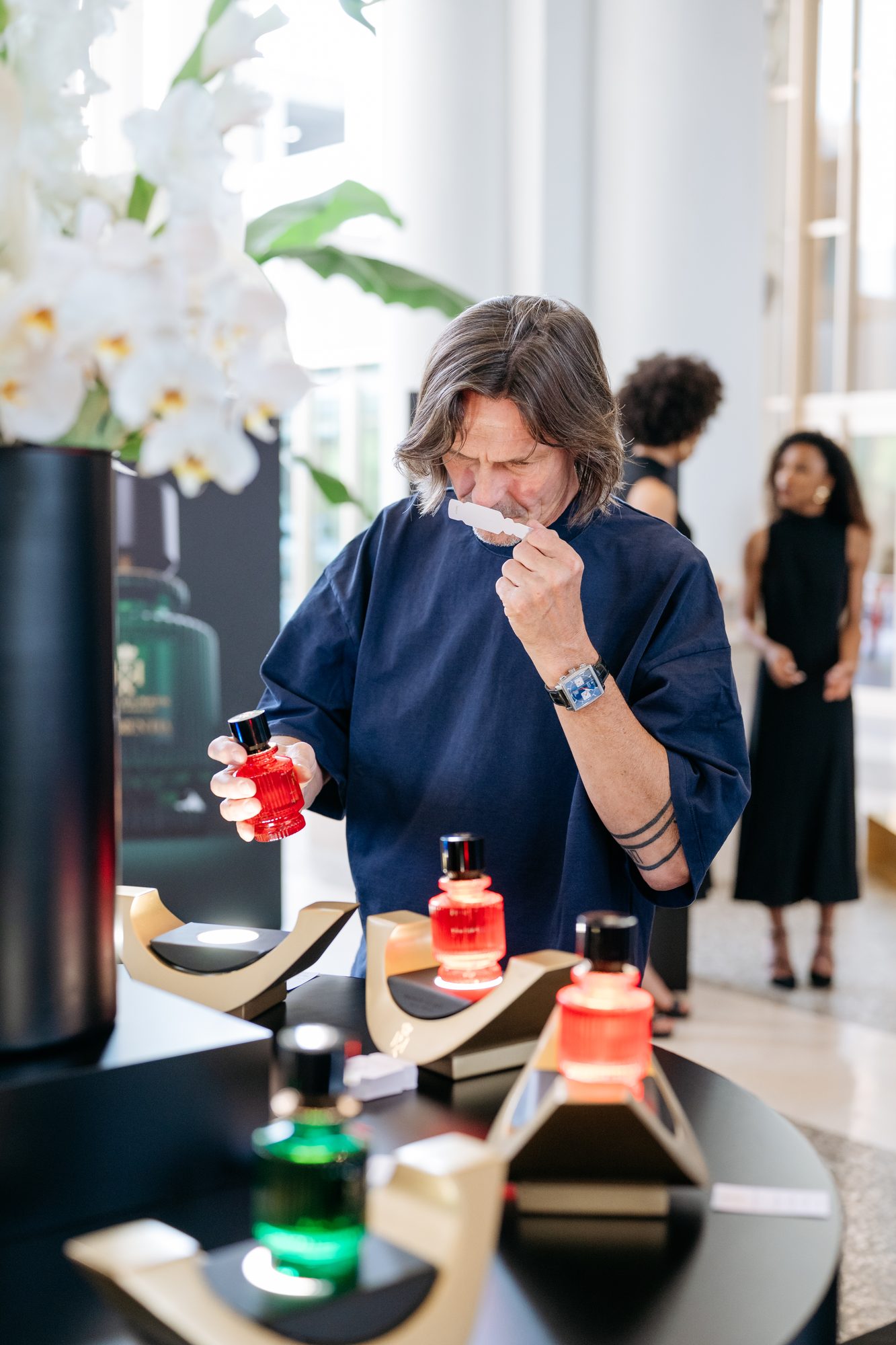 Les créations et les collections Reverentia réunies lors de la soirée, Milan
